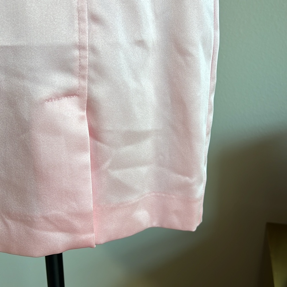 Zara Pink Pastel Satin Sleeveless 90’s Mini Dress NWT - Picture 10 of 11